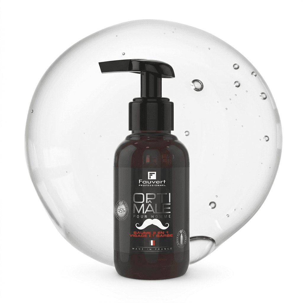 Baume 2 en 1 Visage et Barbe – soins sans rinçage Fauvert Professionnel – vue 2