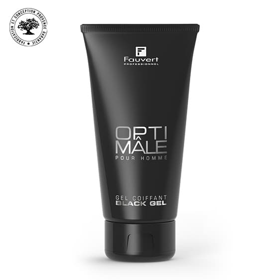 Gel Coiffant Teinté Black Gel – brillance et fixation – Fauvert Professionnel