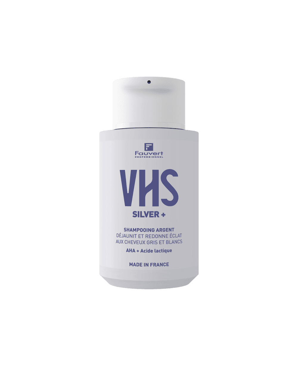 Shampooing Argent Silver + – entretien du blond et entretien des reflets – Fauvert Professionnel